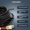 HEATIT JHSF 30-feet 120V Self Regulating Pre-assembled Pipe Heating Cable