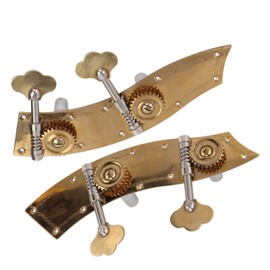 Open gear bass tuner keys, freely configurable bass metal tuning pegs 2 pieces easy to