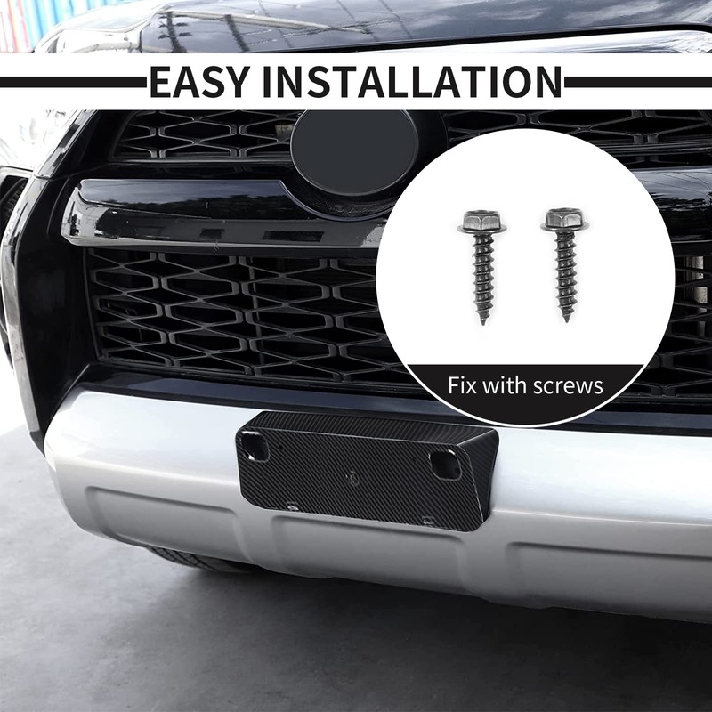 Voodonala for 4runner Front License Plate Mounting Kit Bracket Frame