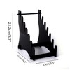 WLSANX Knife Display Stand,Acrylic Desktop Knife Holder Holds 6 Knives
