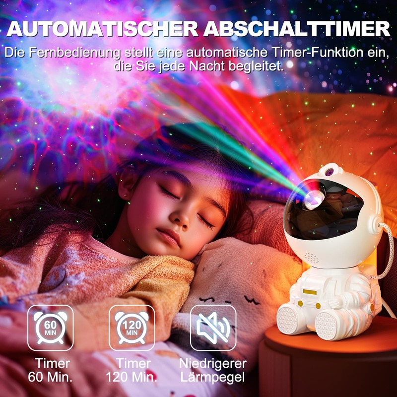 TOCVEOE Astronaut Starry Sky Projector