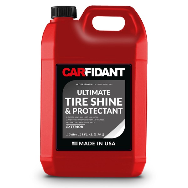 Carfidant Ultimate Tire Shine Gallon - Black Satin Shine -