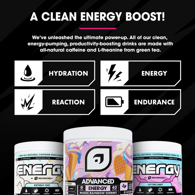 Advanced Energy - Energy Boosting Formula with Electrolytes for Hydration