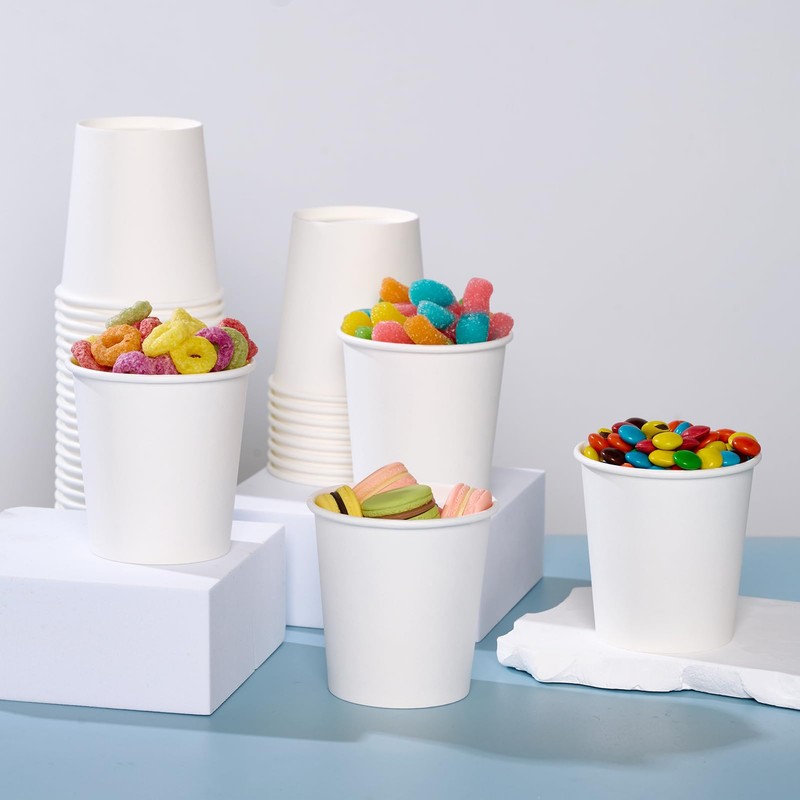 Turbo Bee 1200Pack 4oz Disposable Paper Cups,Disposable Espresso Cups,Coffee Cups,