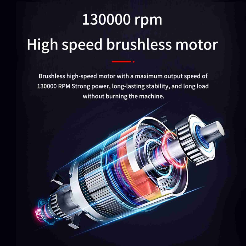 Handheld Brushless Motor Jet Fan 130,000RPM Turbofan 200W High Power