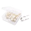 Gateron KS-9 20 Pack White Switches for Mechanical Keyboards,3-pin White-Shell