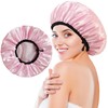 Shower Cap for Women, Large Shower Caps Reusable Waterproof with