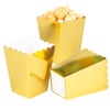 CC wonderland zone 24pcs Gold Mini Popcorn Boxes Paper Popcorn