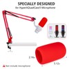 SUNMON HyperX QuadCast Boom Arm - Red Boom Arm for