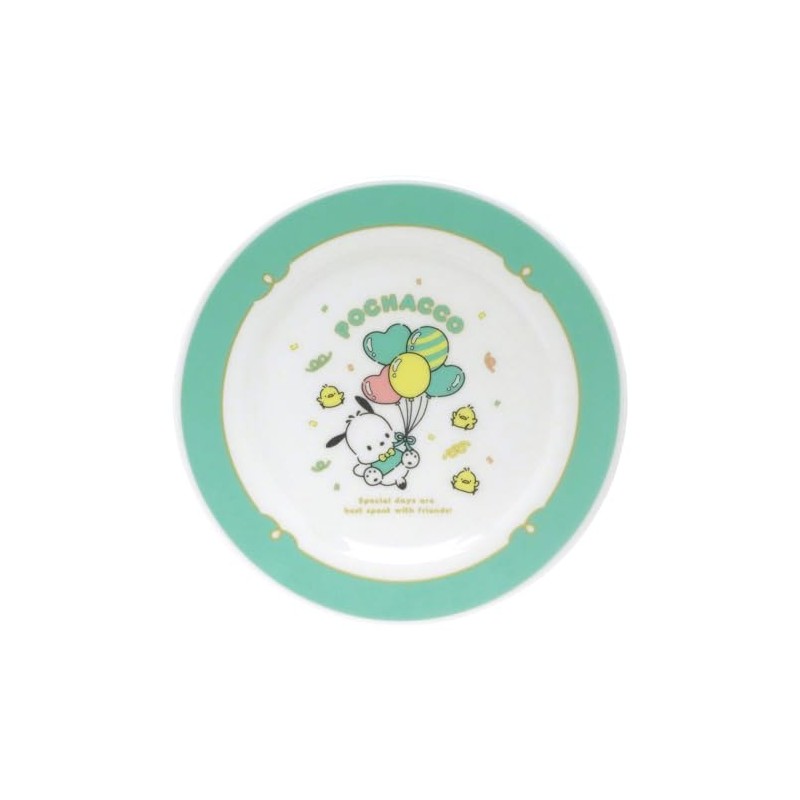 Sanrio 310153 Pochacco 35th Anniversary Plate, Approx. 7.9 inches (20