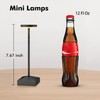 FUNTAPHANTA 3 Pack Black Small Cordless Table Lamps Rechargeable, Battery