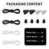 UamGlsob 2Pairs Elastic Shoelaces for Hey Dude Shoes, No Tie