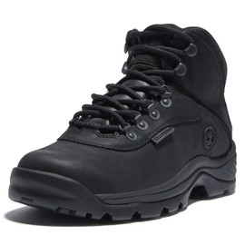 Timberland Women's White Ledge Waterproof Mid Leather Hiking Boots, Black Full-Grain, 9.5 Medium