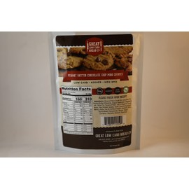 Low Carb Peanut Butter Chocolate Chip Mini Cookies 2.25oz x3 bags