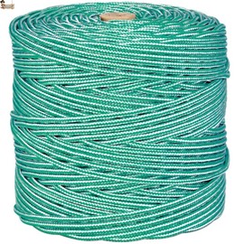 BricoLoco.com Washing Line 1 x 100 m Hanging Clothes Line Indoor Outdoor Pulley Camping Camping Gardening Woven Polypropylene Ø 4mm (1 x 100m)