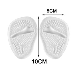 3Pair Gel Ball Feet Pads Clear Metatarsal Pads High Heel Comfort Pads Prevent Toe Sliding Shoe Gel Inserts Heel Comfort Pads High Heel Inserts Anti Sliding