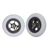 6in Electric Wheelchair Wheel Noiseless Aluminum Alloy Hub Rubber Inflatable