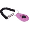 Pchnfei 1 x Pink Training Clicker with Button, Dog Training