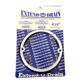 Extend-O-Drain Shower Floor Drain Height Extension Kit 4-3/8"