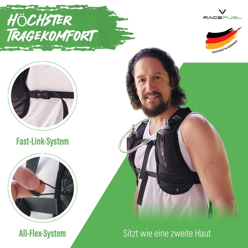 Racefuel Ultralight Hydration Vest 245 g, One Size for Men