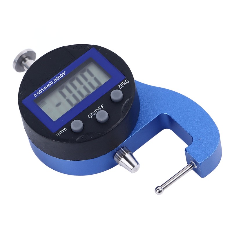 Micro Digital Thickness Gauge Accurate Dial for Pipe Wall 0.0005in