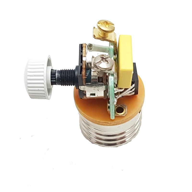 B&P Lamp® Med. Base Full Range DIMMER Socket, aluminum shell