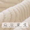 Aucrovee Solid Soft Couch Cover Washable, Non Slip Plush Sectional