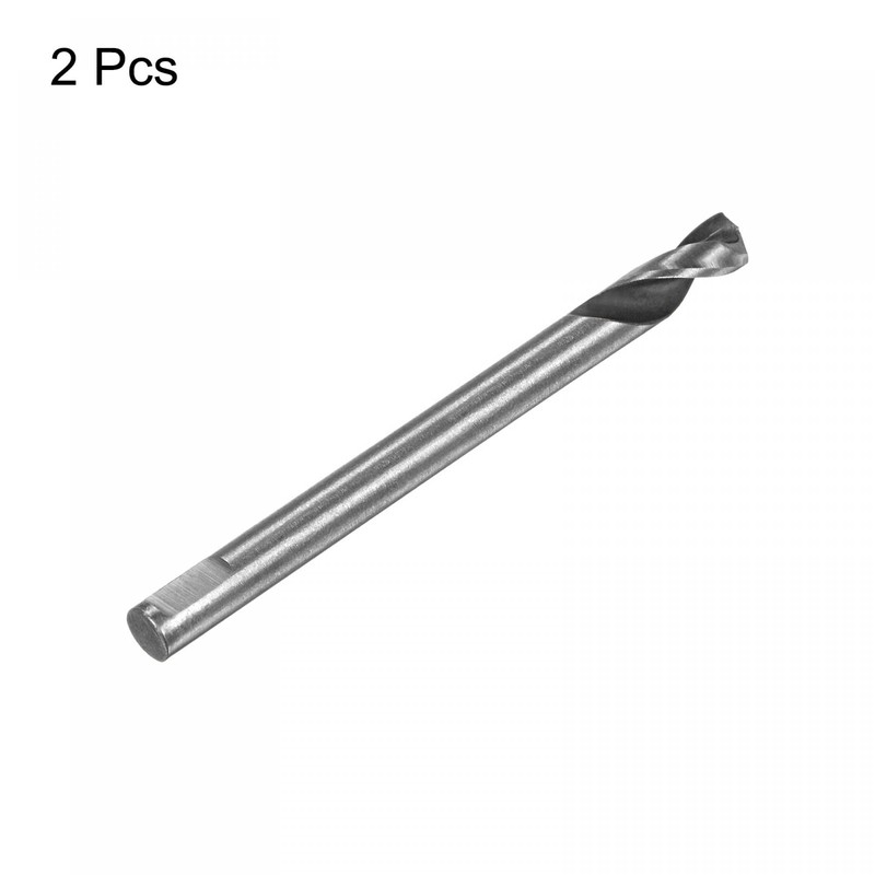 sourcing map 2pcs High-speed Steel Drill Bits 6mmx80mm for Hole