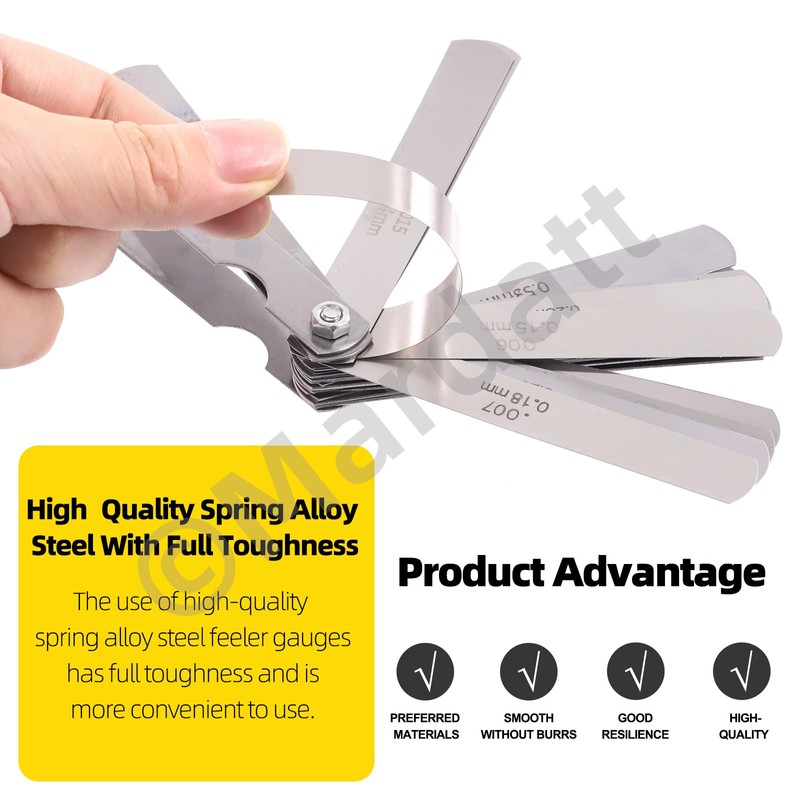 Mardatt 4Pcs Motorcycle Engine Valve Adjustment Tool Kit Includes 8mm/9mm/10mm