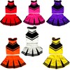 Little Girls' Cheerleader Cheerleading Outfit, Green/White, Size S / 2-5