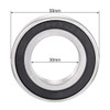sourcingmap 2pcs Deep Groove Ball Bearing 6006RS Single Sealed, 30mm