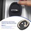 Bawkars 4 PCS Car Door Latch Lock Cover, Silicone Shock
