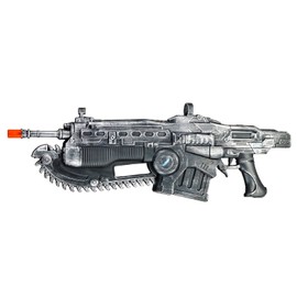 Munetoshi 35" Foam War Rifle Gears Chainsaw Machine Sci-fi Video Game Replica Anime Costume Cosplay Prop