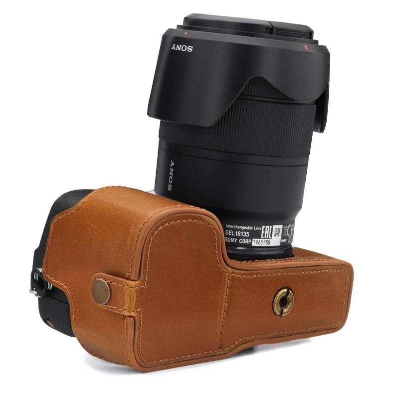 MegaGear MG1809 Ever Ready Leather Camera Half Case Compatible with