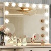 Ratsamee Pink Hollywood Vanity Mirror with Lights, 15 Replaceable Bulbs，3