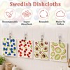 8 Pcs Swedish Dishcloth,Reusable Dish Clothes for Washing Up Kitchen