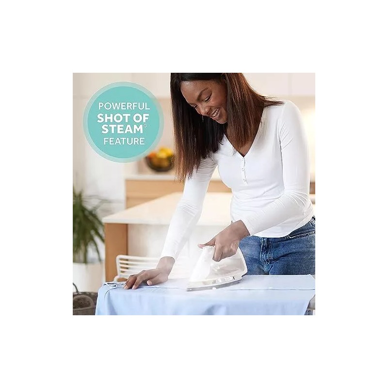 Sunbeam GCSBC Classic 1200 Watt Mid-size Anti-Drip Non-Stick Soleplate Iron