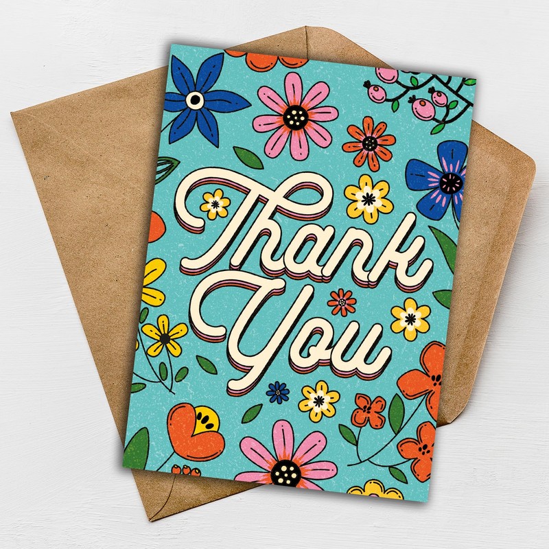 BYANIKA A6 Thank You Cards Gratitude Thanks So Much Appreciation