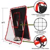 PLAYAPUT 2 in 1 Baseball Rebouder Net and Pitching Net,