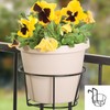 Panacea 89049 Ring Over The Deck Adjustable Flower Pot Holder,