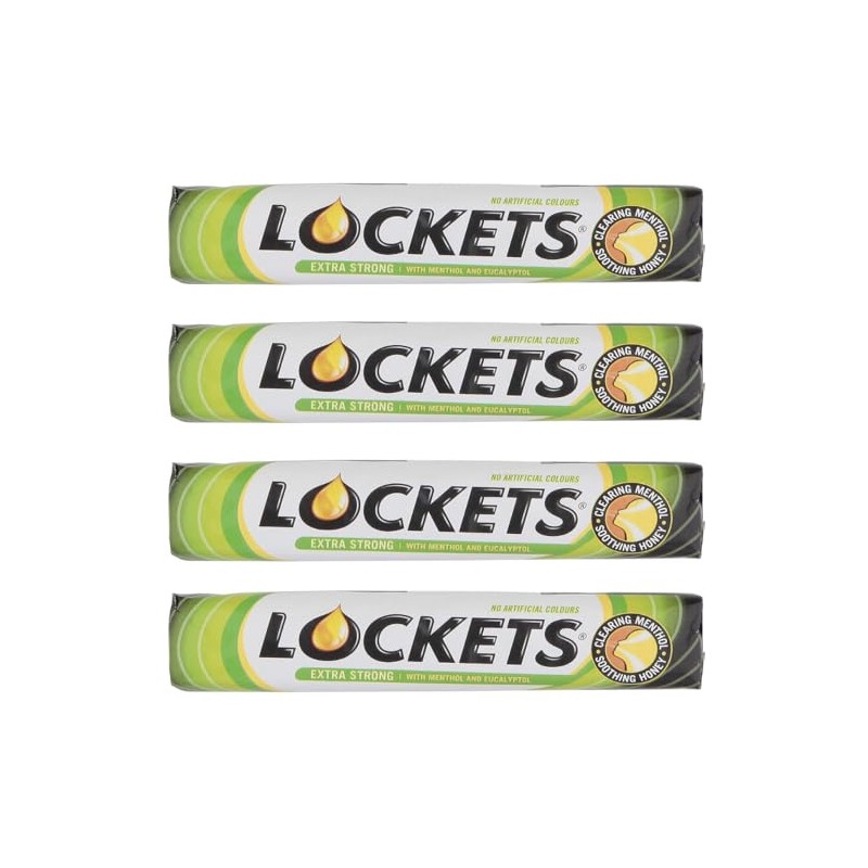 Lockets Extra Strong Lozenges with Menthol & Eucalyptus - 4