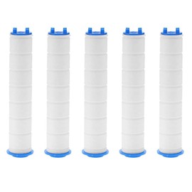 ZYWUOY 1/5pcs PP Cotton Filter Shower Head Filter Negative Ion Pressure Handheld Bathroom Shower Accessories 4.5 x 0.94 inch