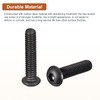 DTGN 20pcs 1/4-20x1-1/4" Button Head Socket Cap Screw Machine Carbon