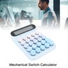 Mechanical Switch Calculator, 24 Keys Auto Sleep Desktop Large LCD