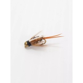 TrouserTrout Handcrafted New Zealand Fishing “Bead Head Prince” Nymph #14 Hook