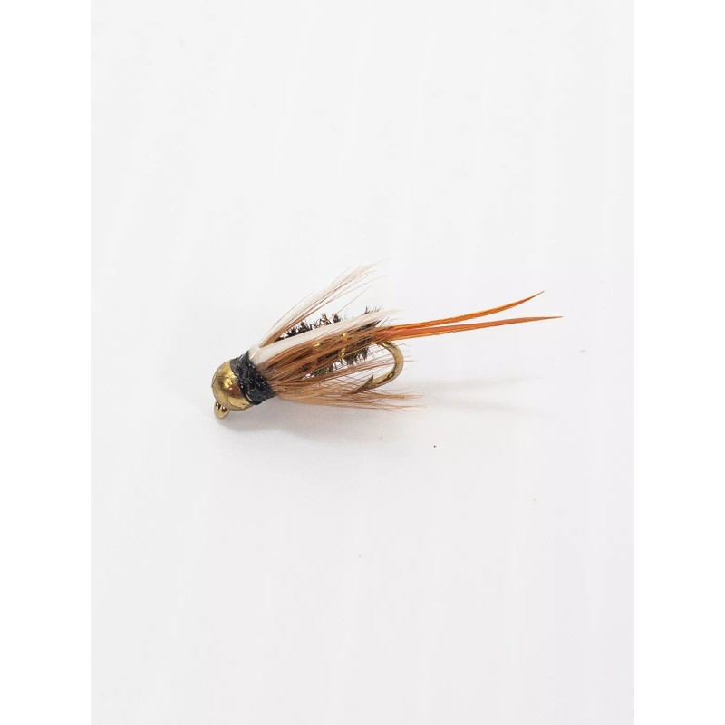 TrouserTrout Handcrafted New Zealand Fishing “Bead Head Prince” Nymph #14
