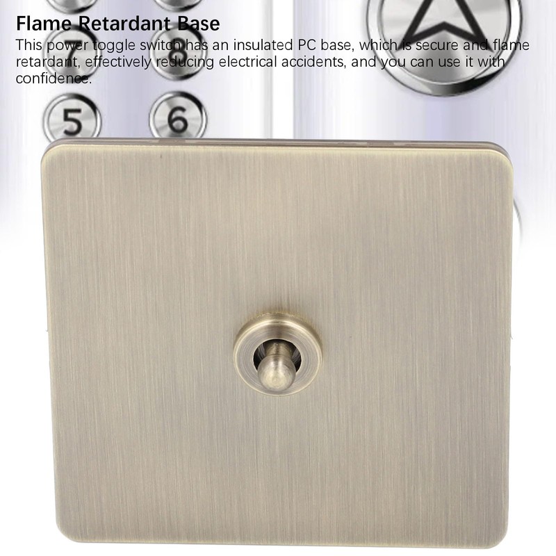 AC250V Toggle Switch Single Pole Toggle Switch 1 Gang 2