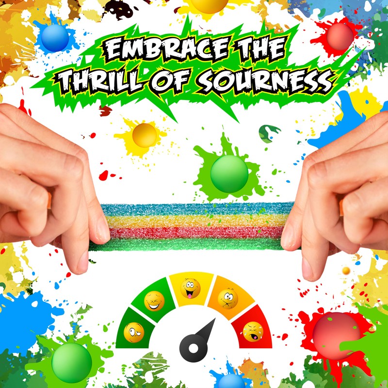 SourZap Sour Belts | 8-Ounce Pack | Gummy Candy |