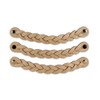 Brute Strength - Leather Drawer Pulls - Braided - Natural