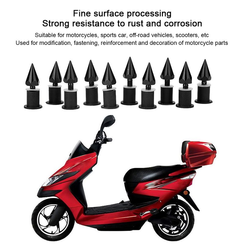 Windshield Wind Screen Screws, Spike Nuts and M5 Fairings Spikes